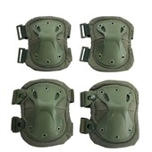 9mm Tactical X-tak PAD - Dizlik ve Dirseklik Koruma Seti Army Green - Thumbnail