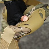 9mm Tactical X-tak PAD - Dizlik ve Dirseklik Koruma Seti Army Green - Thumbnail