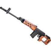 A&K SVD Dragunov Bolt Action Airsoft Sniper Tüfek (Renk: Gerçek Ağaç / 500 FPS) - Thumbnail