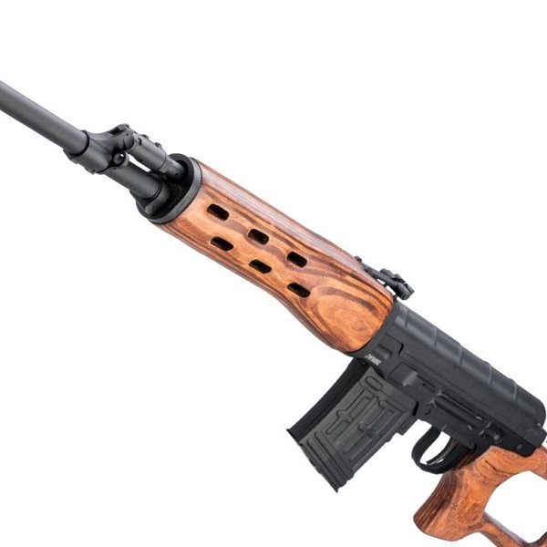 A&K SVD Dragunov Bolt Action Airsoft Sniper Tüfek (Renk: Gerçek Ağaç / 500 FPS)