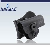 AMMOMAX Airsoft GLOCK Replikalar için SAĞ Taktik Kılıf - SIYAH - Thumbnail