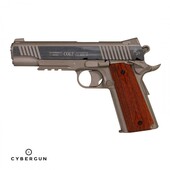 CYBERGUN Colt 1911 Rail Gun Gümüş Airsoft Tabanca - Thumbnail