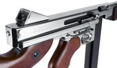 Cybergun Thompson M1A1 AEG Silver Gerçek Ahşap Airsoft Tüfek (Real Wood) - Thumbnail