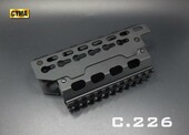 CYMA AKS74U Handguard El Kundağı Full Metal KeyMod Siyah (C226) - Thumbnail