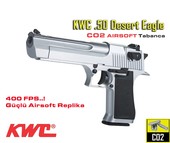 Desert Eagle KWC Silver CO2 Airsoft Tabanca - Thumbnail