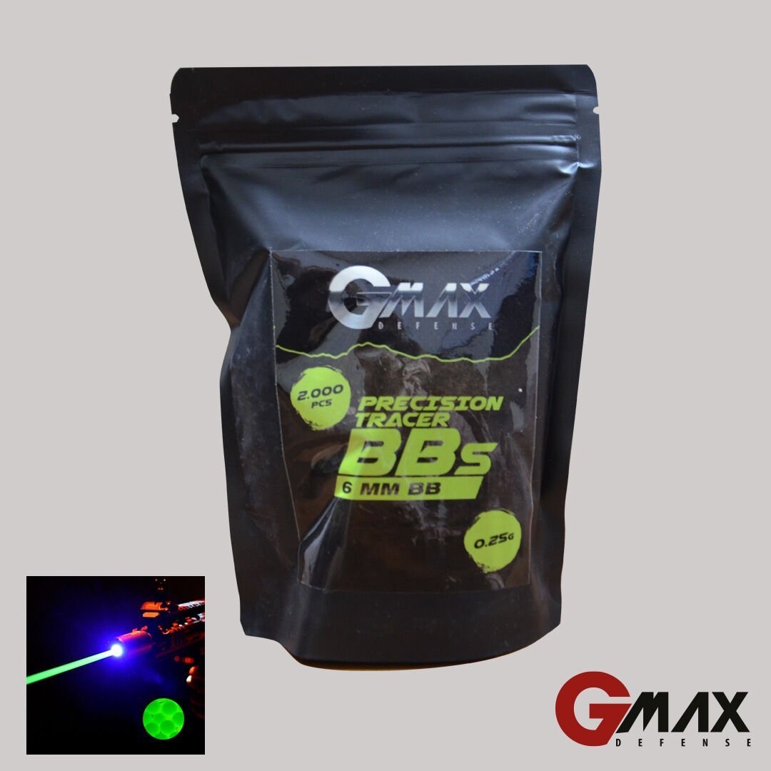 GMAX 0.25GR AIRSOFT TRACER BB 2000ADET