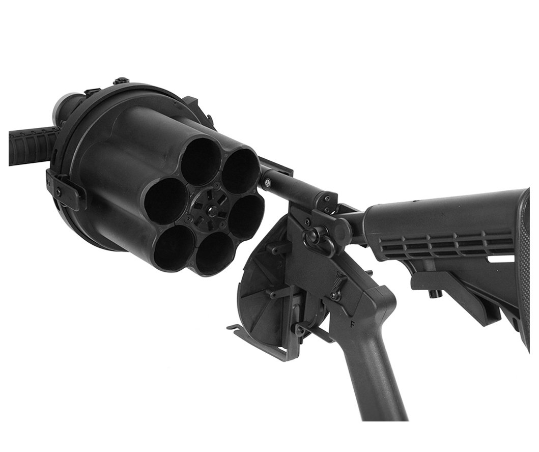 ICS MGL Tam Boy Airsoft Revolver Bombaatar - Siyah