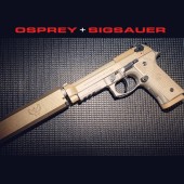 ISG Kısa Osprey Susturucu Replika-Çöl Rengi 18.5cm - Thumbnail