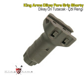 King Arms Vertical Fore Grip Shorty - Dikey Tutacak - Çöl Rengi - Thumbnail