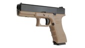 KJW G17 - Glock17 Metal Slide TAN GBB Airsoft Tabanca KP-17 - Thumbnail