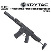 KRYTAC Trident MK2 PDW ''Mock Suppressor'' AEG Airsoft Tüfek - Siyah - Thumbnail