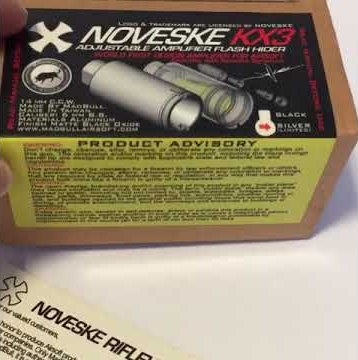 Madbull Noveske KX3 Ayarlanabilir Ses Yükseltici Alevgizleyen - Siyah 14mm Negatif