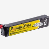 Power Xtra 11.1V Li-Po Pil 1000mAh 20C Single Stick - Thumbnail