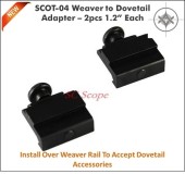 SCOT-04 Weaver to Dovetail Adapter - Thumbnail